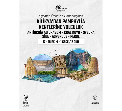Kilikya'dan Pamphylia Kentlerine Yolculuk